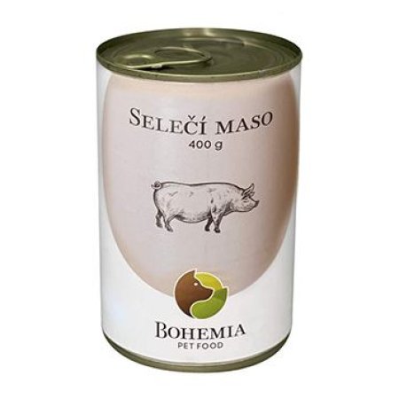 Bohemia Pet Food Selečie mäso vo vlastnej šťave 400 g