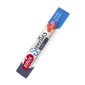 Pochúťka pes SWEETIES losos+kurča krém.tyčinka14gZolux