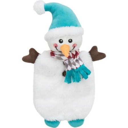 Xmas SNOWMAN, vianočný snehuliak, plyš bez výplne, 31 cm