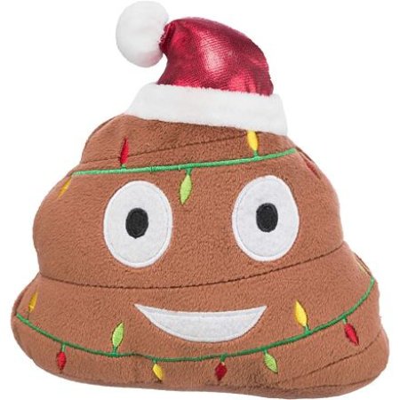 Xmas EMOTICON, vianočná plyšová hračka so zvukom, 17 cm