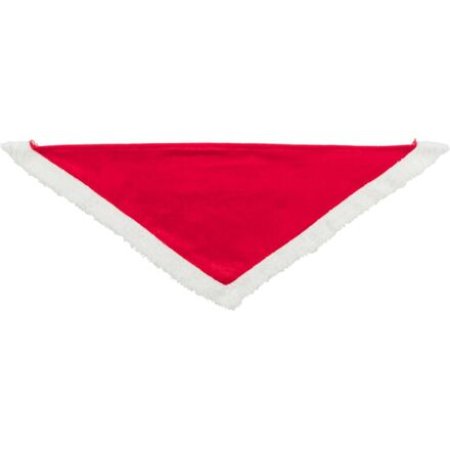 Xmas Neckerchief - set 6 ks vianočných šatiek, zamat, 55cm/75cm, červená