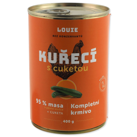 Konzerva LOUIE kuracie s cuketou 400g