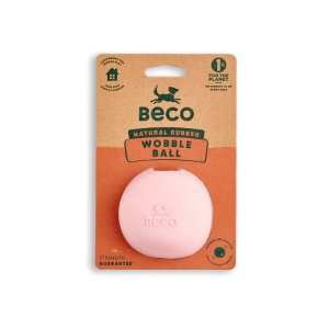 Beco Wobble Ball Hračka pre psov ružová 7,6cm