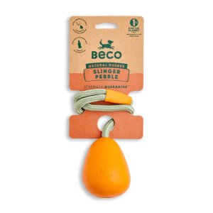 Beco Slinger Pebble Hračka pre psov oranžová 49cm