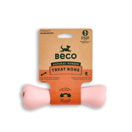 Beco Treat Bone Hračka pre psov ružová 17,5cm