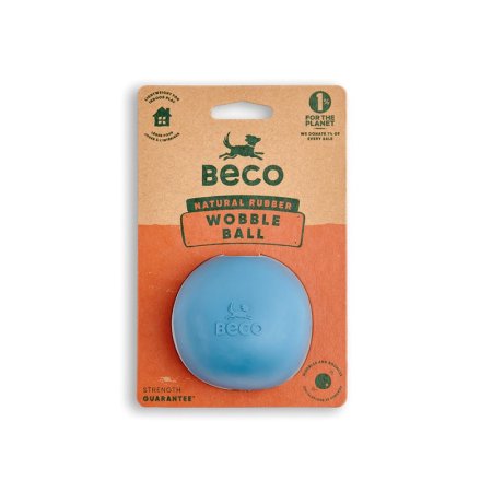 Beco Wobble Ball Hračka pre psov modrá 7,6cm