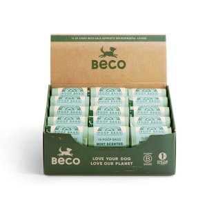 Beco Vrecká na exkrementy z recyklovaných materiálov, pepermintová aróma 450ks