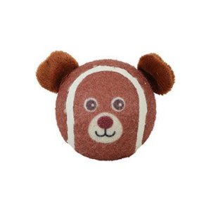 Hračka pes TENNIS BALLS loptička Méďa S Zolux