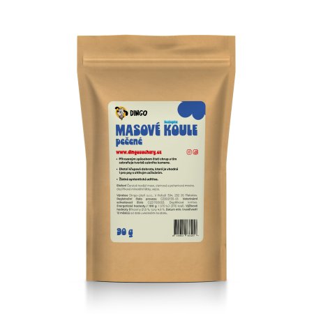 DINGO pečené mäsové gule hovädzie, 90g