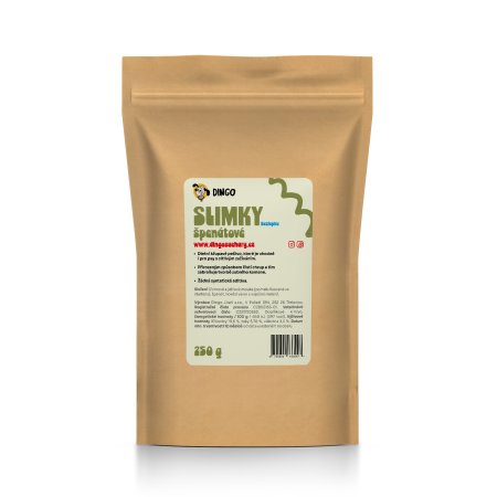 DINGO slimky so špenátom, 250g