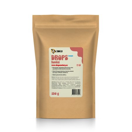 DINGO drops hovädzie bezlepkové, 250g