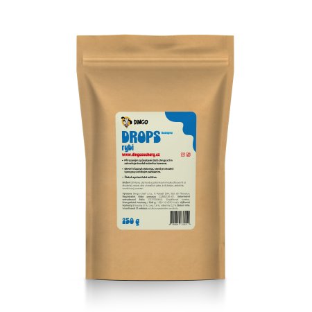 DINGO drops rybie bezlepkové, 250g