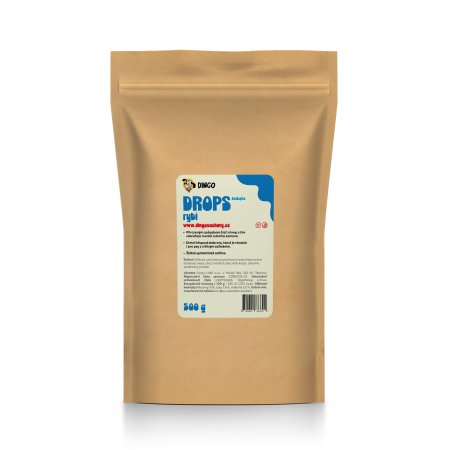 DINGO drops rybie bezlepkové, 500g/4