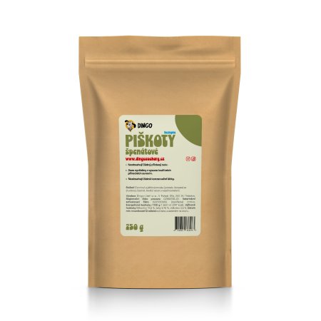 DINGO piškóty so špenátom, 250g