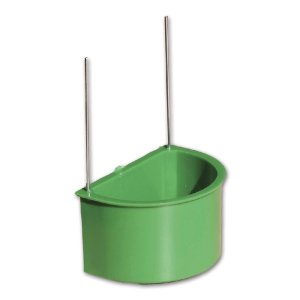 Kŕmidlo polguľaté malé s háčikmi, 6x4cm