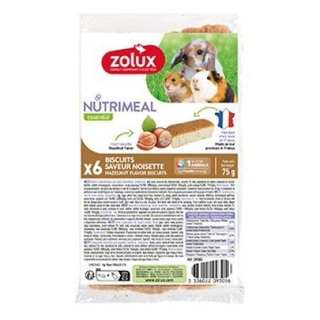 Poch. NUTRIMEAL Cookies hlodavce oriešky 6ks Zolux