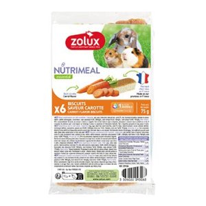 Poch. NUTRIMEAL Cookies hlodavce mrkva 6ks Zolux