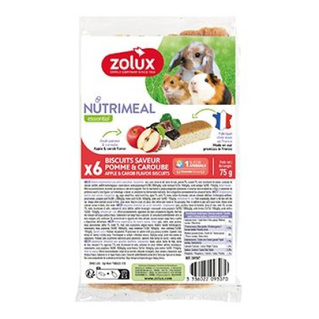 Poch. NUTRIMEAL Cookies hlodavce jablko,karob 6ks