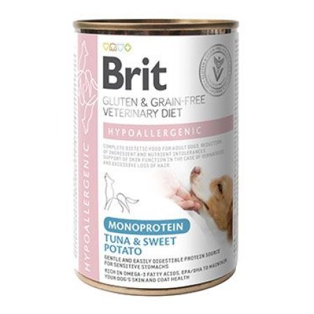 Brit VD Dog GF konz Mono Protein Hypoall. Tona 400g