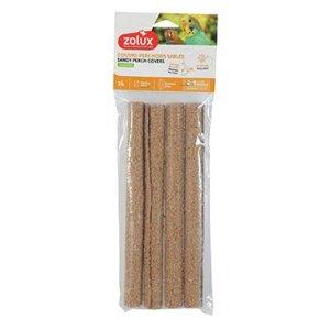Pieskové návleky na bidlá pre vtáky 24cm/4ks Zolux