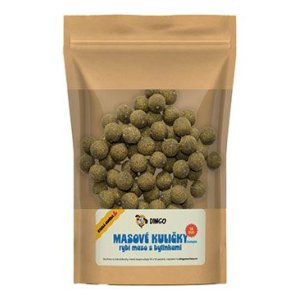 DINGO mäsové guličky rybie mäso s bylinkami 16mm, 150g