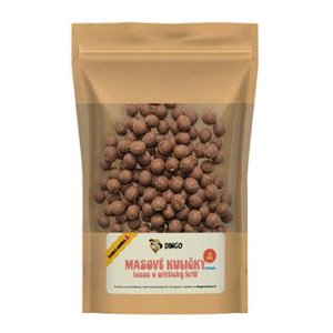 DINGO mäsové guličky losos a arktický krill 12mm, 150g
