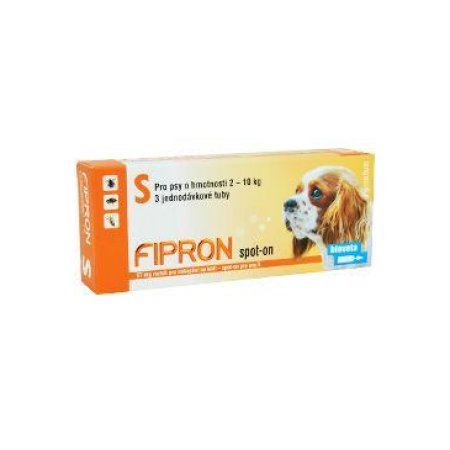 Fipron 67mg Spot-On Dog S sol 3x0,67ml (EXPIRÁCIA 01/2025)