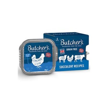 Butcher"s Dog Original hovězí/kuř/jehn vanička 4x150g