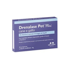 Drenalase Pet Mini Pes a mačka 20 tbl – kontrola opuchu