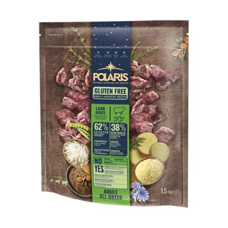 Polaris Grain free pes Adult jahňa, ryža 1,5 kg