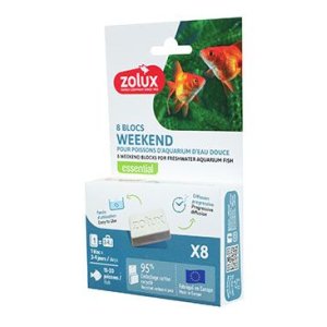 Blok kŕmny WEEKEND pre akv.ryby 8x7, 5g Zolux