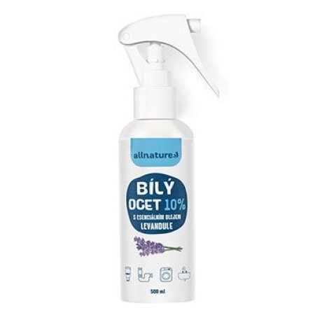 Allnature Biely ocot sprej 10% s vôňou levandule 500ml