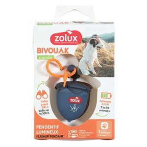 Svetielko blikacie BIVOUAK oriešok USB modrá Zolux