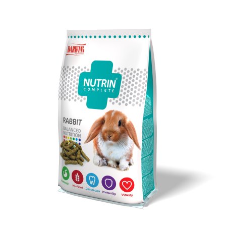 Nutrin Complete králik - fruit 400g (POŠKODENÝ OBAL)