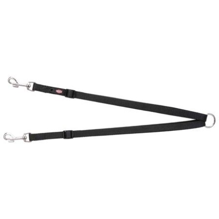 Nylonová rozdvojka PREMIUM, čierna, XS-S, 40-70 cm