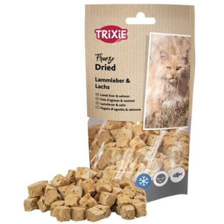 Freeze Dried - mrazom sušené maškrty s jahňacím a lososom, 25 g