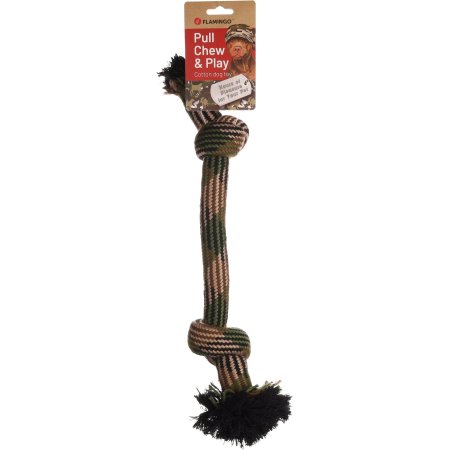 Flamingo Joe Hračka pre psov Lano maskáčové 47cm