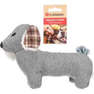 Flamingo Britta Hračka pre psov Psík šedý 25cm