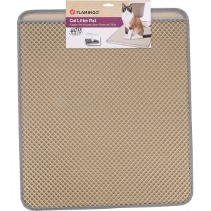 Flamingo Matz Podložka pred mačaciu toaletu béžová 60x70cm