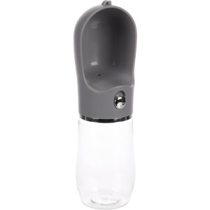 Flamingo Archie Cestovná napájačka pre psov šedá 400ml