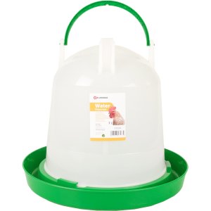 Flamingo Twist Napájačka pre hydinu guľatá zelená/biela 7l