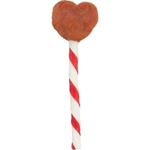 Valentine Heart Lollipop, kuracie lízatko tvar srdca, 12 cm/15 g [1 ks]