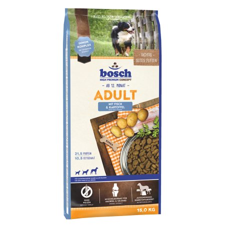 Bosch Adult Fish & Potato 15 kg (POŠKODENÝ OBAL)