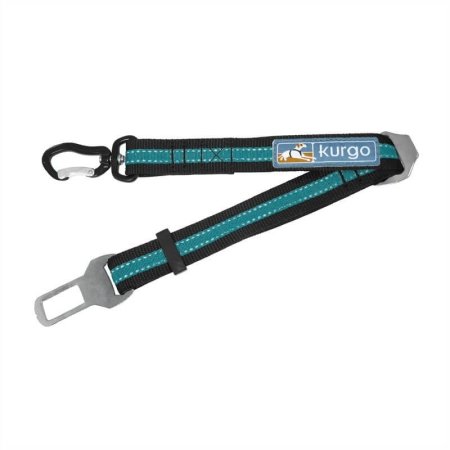 Kurgo® Direct to Seat Belt Swivel Tether Bezpečnostní autopás pro psy s upínacím mechanismem modrý