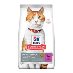 Hill’s Science Plan granule pre kastrované dospelé mačky s kačicou 10 kg