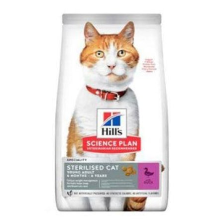 Hill’s Science Plan granule pre kastrované dospelé mačky s kačicou 10 kg