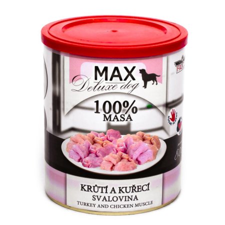 MAX krůtí a kuřecí svalovina 800g