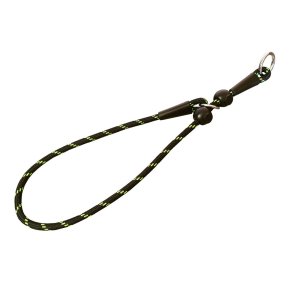 PROFIZOO Obojok polosťahovacie lano (6 mm x 70 cm) čierno zelená