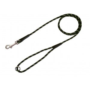 PROFIZOO Vodítko POLYAMID (6 mm x 150 cm) čierno-zelená