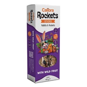 Calibra Rockets Sticks Rabbits&Rodents Wild fruit 120g